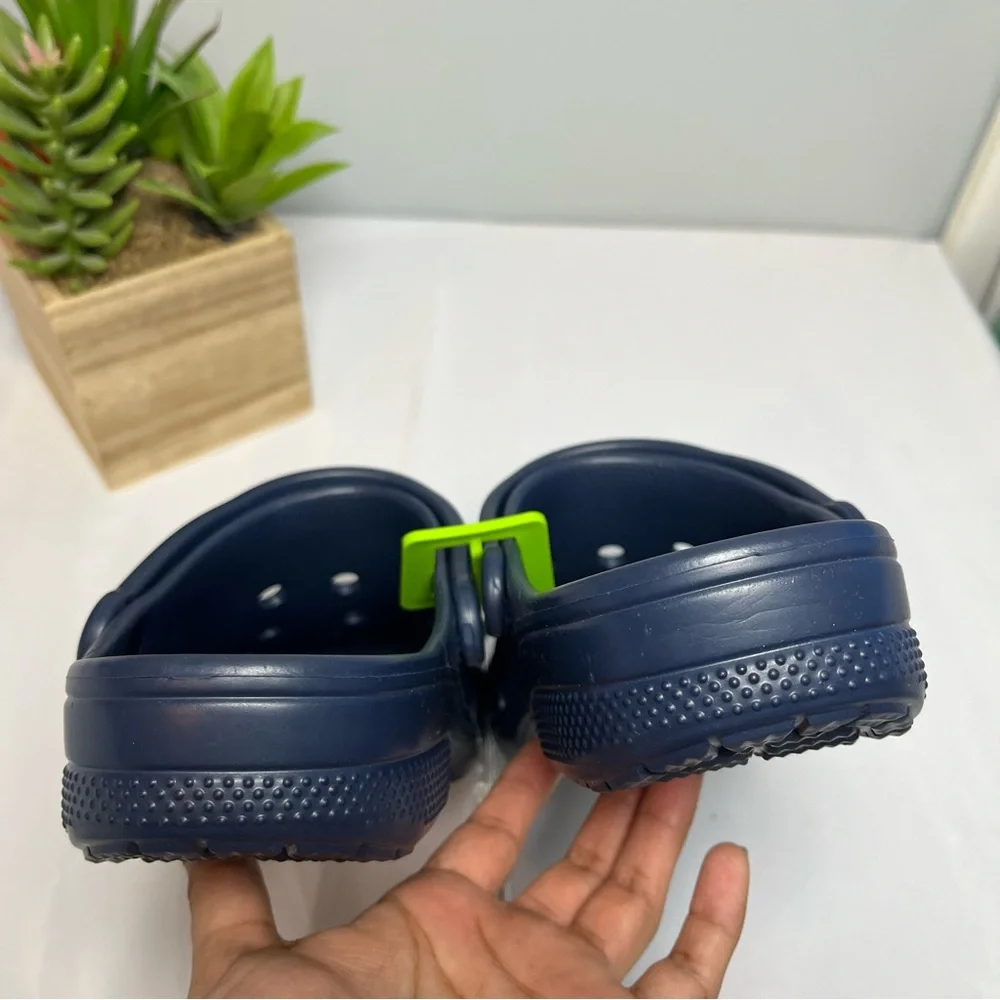 CROCS Baya Clog Navy Shoes J 6 Unisex